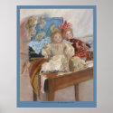 "Mlle. Pinchon's Dolls" antique French dolls posters
