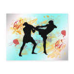MMA Head Kick postcards