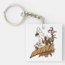 MMA Rocks Square Acrylic Key Chains