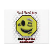MMA Smile, Did I get the Decision? Post Cards