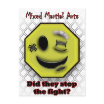 MMA Smile, Did they stop the fight? Post Cards