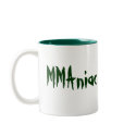 MMAniac on the mat Green Mug