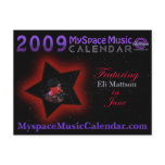 MMC2009 ELI MATTSON in June  - CUSTOM POSTCARD