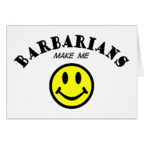 MMS: Barbarians Greeting Card
