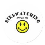 MMS: Birdwatching Round Stickers