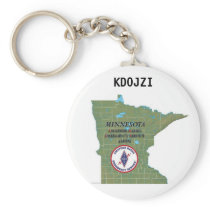 MN ARES KEYCHAIN WITH CALLSIGN