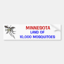 MN Land of 10,000 Bumper Stickers