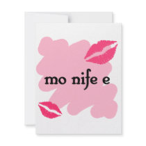 mo nife e - Yoruba I love you Personalized Invite