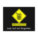 Mobile Device Attack Postcard