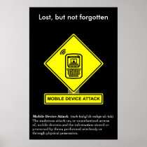 Mobile Device Attack Security Awareness Poster