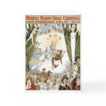 Mobile Mardi Gras1900 Poster Greeting Card