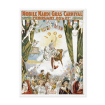 Mobile Mardi Gras1900 Poster