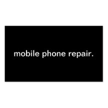 Mobile Phone Repair Business Card