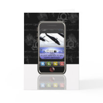 mobile phone text message Happy Birthday Card