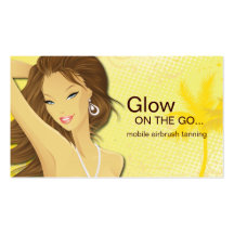 Mobile Spray Tanning Business Card