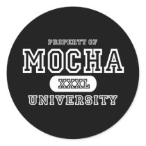 Mocha University Dark stickers