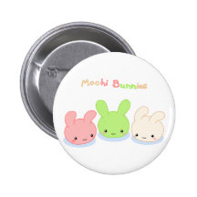 Mochi Bunnies button