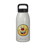 Mocking Smiley Face Grumpey Reusable Water Bottle