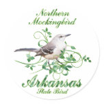 Mockingbird Arkansas State Bird stickers