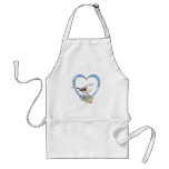 Mockingbird in Heart Aprons