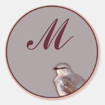Mockingbird Round Sticker
