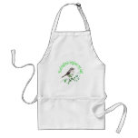 Mockingbirds Brighten My Day Aprons