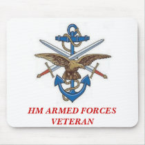 MOD10, HM ARMED FORCES VETERAN MOUSE PADS
