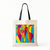 Mod Abstract Tote Bags