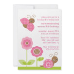 Mod Baby Bugs Birthday Invitation