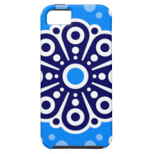 Mod Blue and White iPhone 5 Vibe Case iPhone 5 Cases