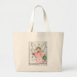 Mod Christmas Angel Tote Bag