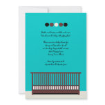 Mod Crib Invitation