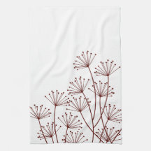 Mod Dandelions Designer Kitchen Towel