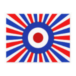 Mod design post card