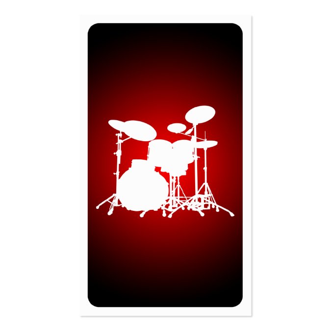 mod drums business card template mod business cards