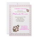 Mod Ladybug 5x7 Pink Baby Shower Invitation