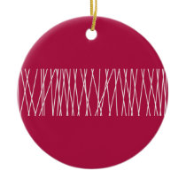 Mod Lines Ornament ornaments