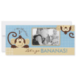 Mod Monkey Invitation Tall Card