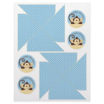 Mod Monkey Pinwheels flyers