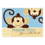 Mod Monkey TY Gift Tag business cards