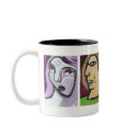 MOD MUG #17 Four Modern Faces by Jessica Torrant
