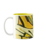 MOD MUG #6 - Bold Yellow Abstract Art by Torrant