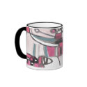 MOD MUG #7 - Whimsical Abstract Design by Torrant