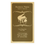 mod piano business card template