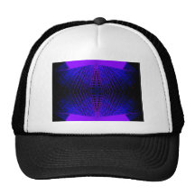 Mod Purple Urban Futurism cricketdiane Mesh Hat