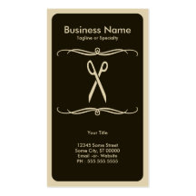 mod scissors business cards