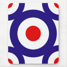 Mod Target Pattern Mousepad
