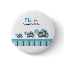 MOD TURTLES NAME TAG Personalised Button