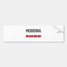 Modding Rocks Bumper Stickers