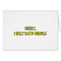 model dater greeting cards